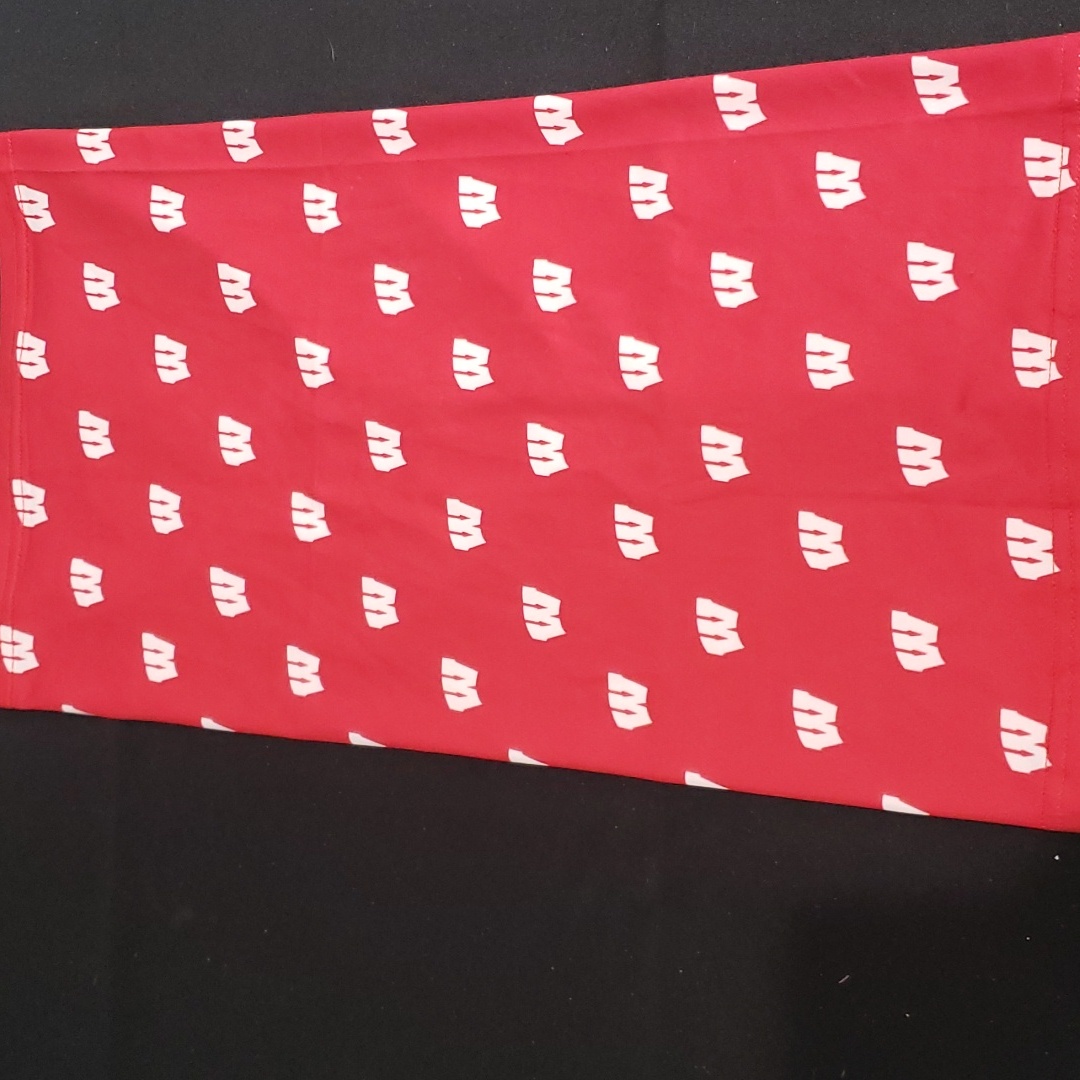 312 University Of Wisconsin Badgers Neck Gator Face Mask Nwot